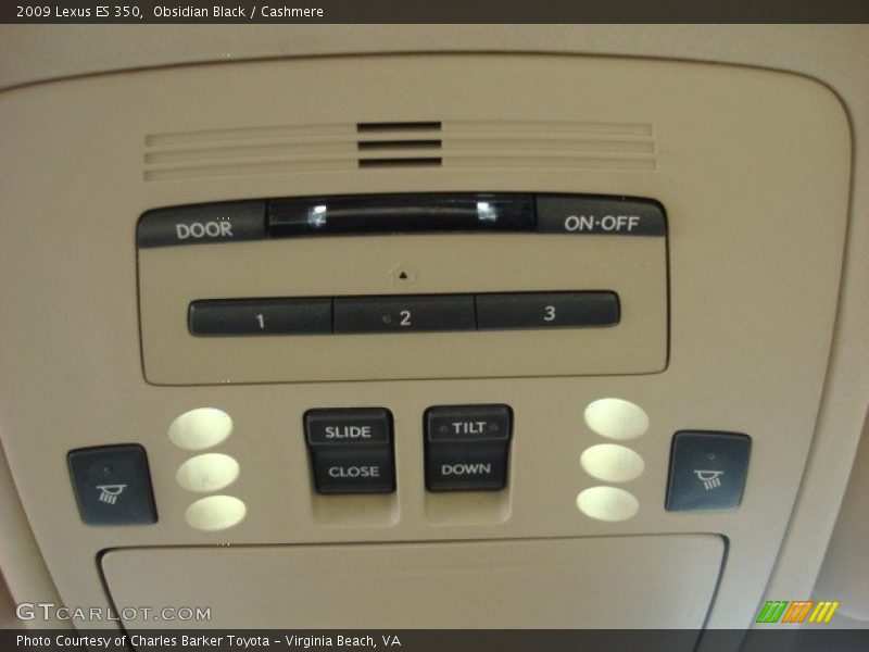 Obsidian Black / Cashmere 2009 Lexus ES 350