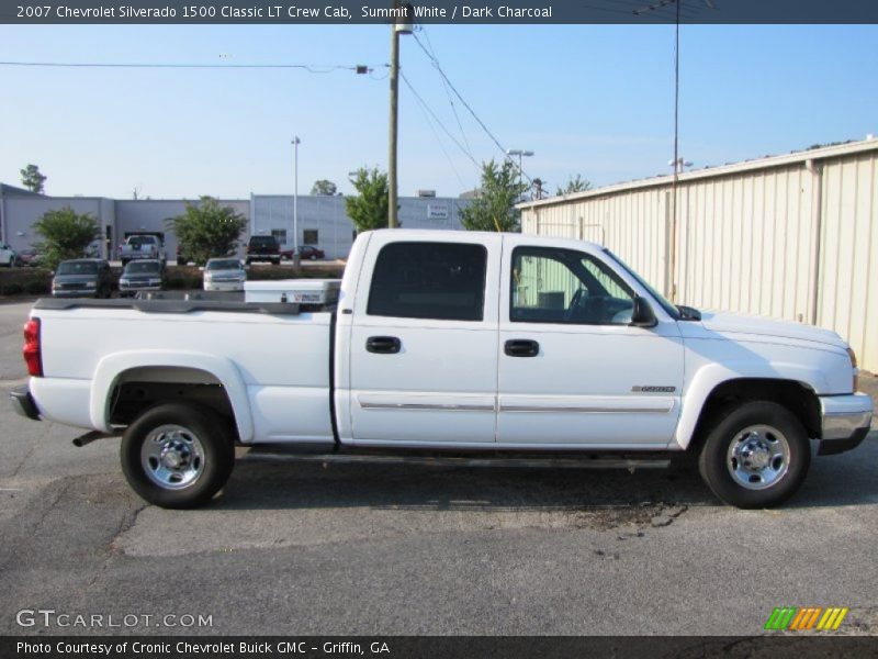 Summit White / Dark Charcoal 2007 Chevrolet Silverado 1500 Classic LT Crew Cab