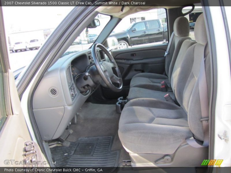 Summit White / Dark Charcoal 2007 Chevrolet Silverado 1500 Classic LT Crew Cab