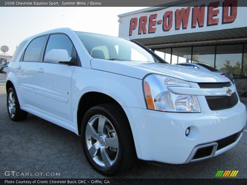 Summit White / Ebony 2008 Chevrolet Equinox Sport