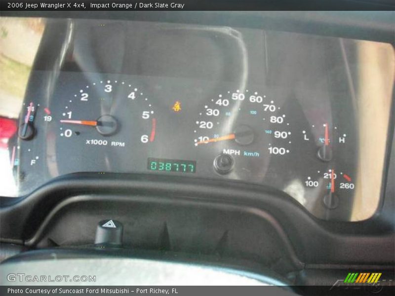 Impact Orange / Dark Slate Gray 2006 Jeep Wrangler X 4x4