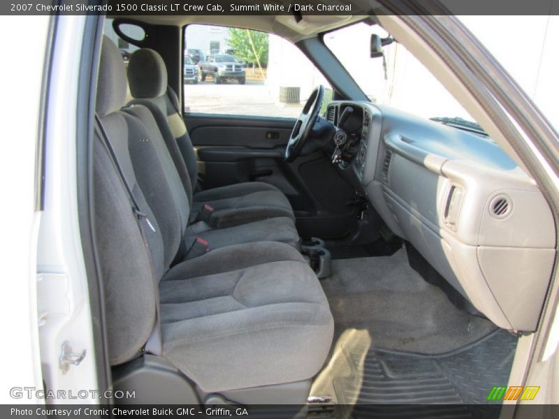 Summit White / Dark Charcoal 2007 Chevrolet Silverado 1500 Classic LT Crew Cab