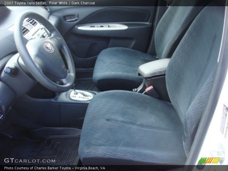  2007 Yaris Sedan Dark Charcoal Interior