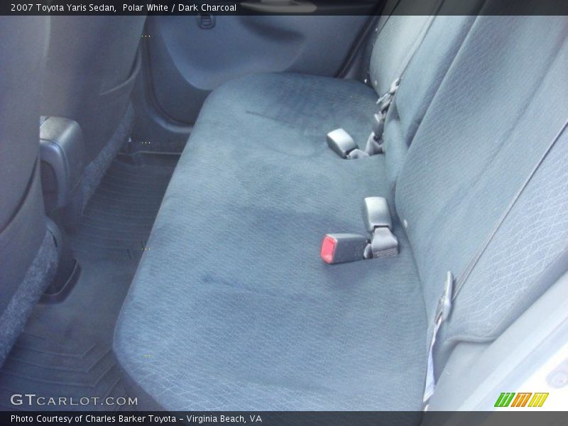 Polar White / Dark Charcoal 2007 Toyota Yaris Sedan