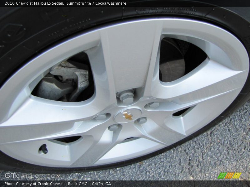 Summit White / Cocoa/Cashmere 2010 Chevrolet Malibu LS Sedan