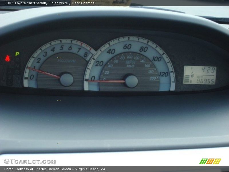  2007 Yaris Sedan Sedan Gauges