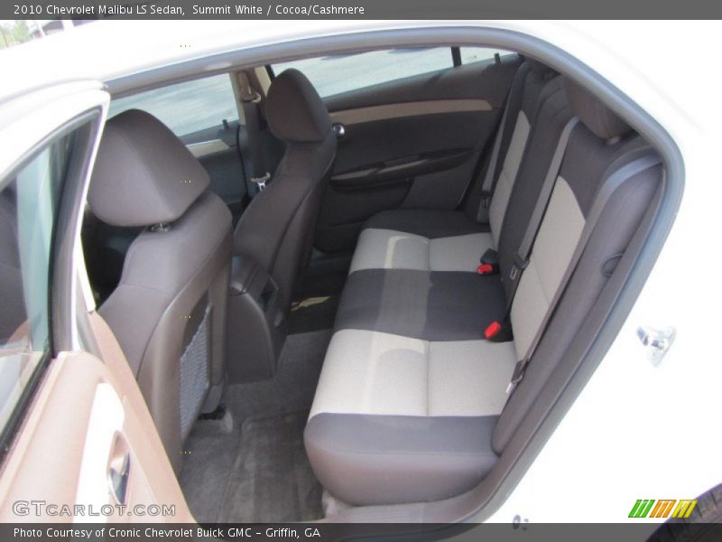 Summit White / Cocoa/Cashmere 2010 Chevrolet Malibu LS Sedan