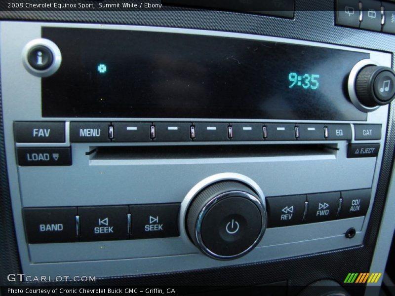 Audio System of 2008 Equinox Sport