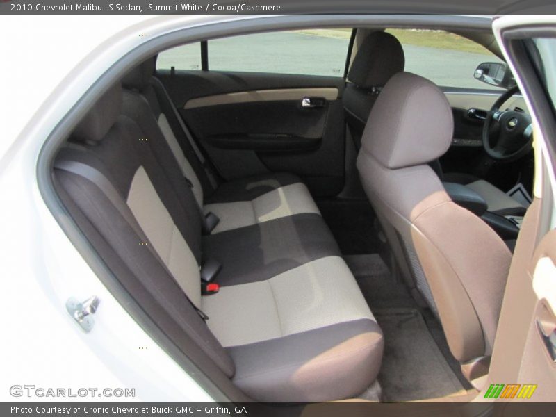 Summit White / Cocoa/Cashmere 2010 Chevrolet Malibu LS Sedan