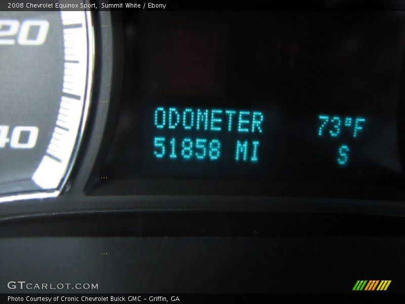 Summit White / Ebony 2008 Chevrolet Equinox Sport