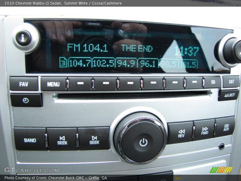 Summit White / Cocoa/Cashmere 2010 Chevrolet Malibu LS Sedan