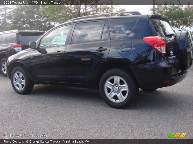 Black / Taupe 2008 Toyota RAV4 4WD