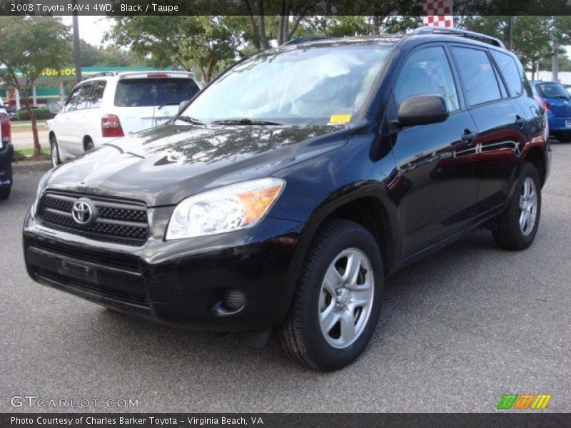 Black / Taupe 2008 Toyota RAV4 4WD