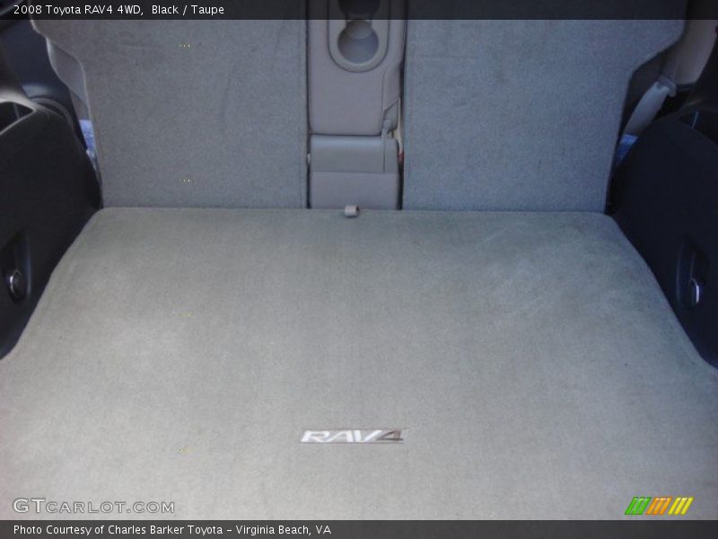 Black / Taupe 2008 Toyota RAV4 4WD