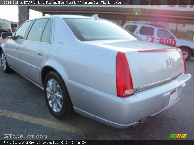 Radiant Silver Metallic / Titanium/Dark Titanium Accents 2011 Cadillac DTS Premium