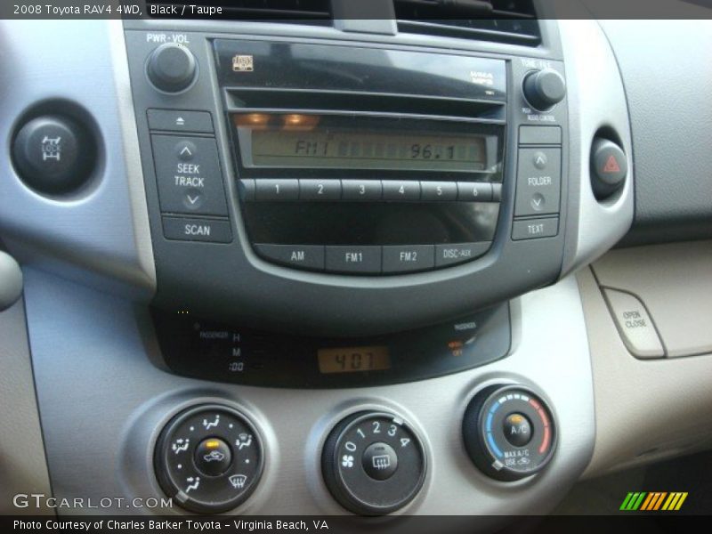 Black / Taupe 2008 Toyota RAV4 4WD