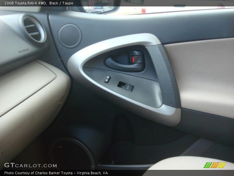 Black / Taupe 2008 Toyota RAV4 4WD