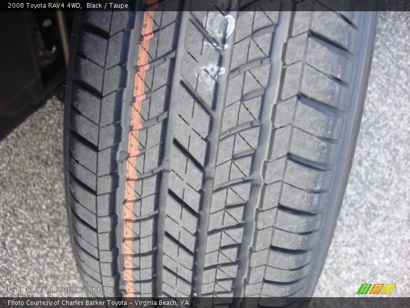 Black / Taupe 2008 Toyota RAV4 4WD