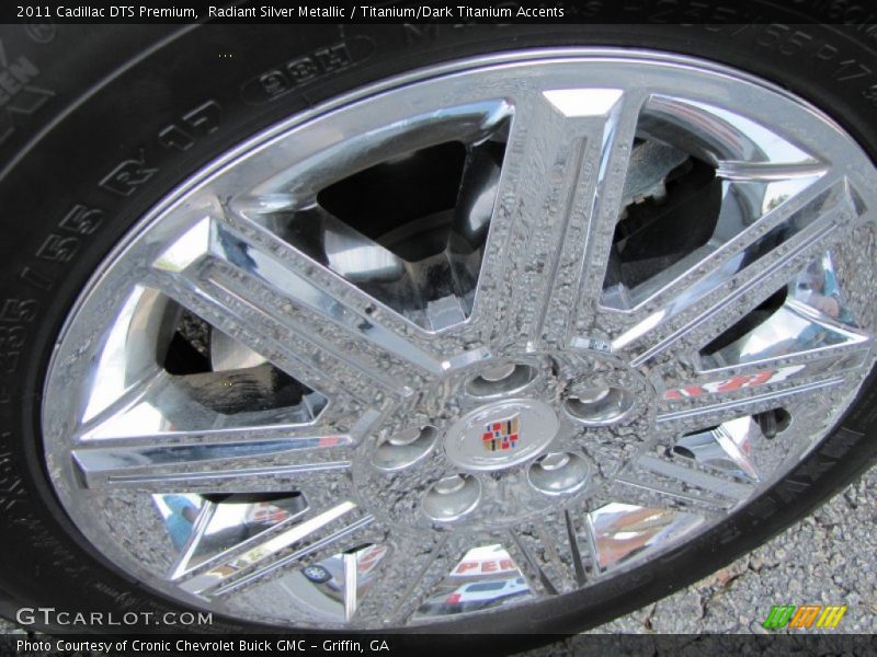 Radiant Silver Metallic / Titanium/Dark Titanium Accents 2011 Cadillac DTS Premium