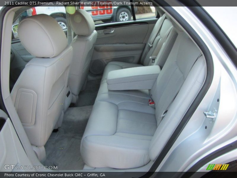Radiant Silver Metallic / Titanium/Dark Titanium Accents 2011 Cadillac DTS Premium