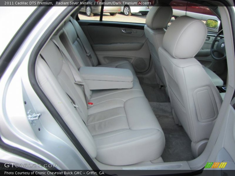 Radiant Silver Metallic / Titanium/Dark Titanium Accents 2011 Cadillac DTS Premium