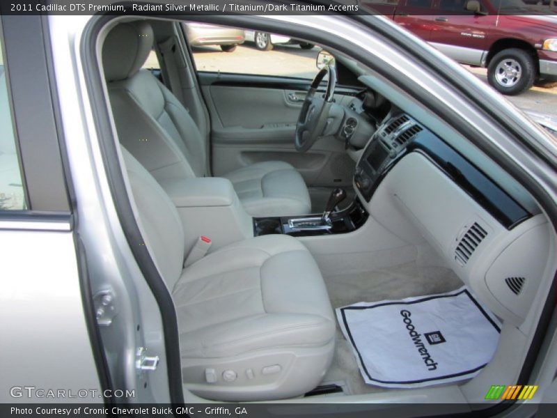 Radiant Silver Metallic / Titanium/Dark Titanium Accents 2011 Cadillac DTS Premium