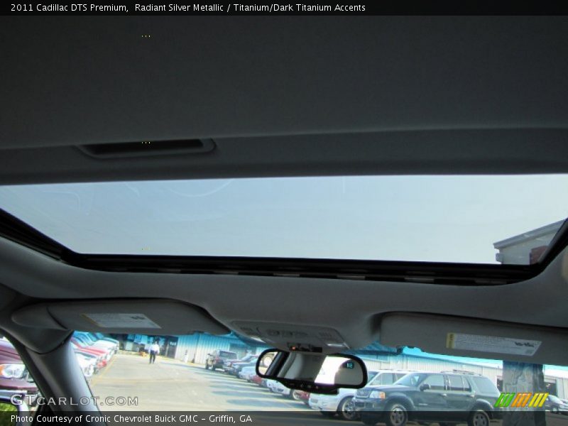 Radiant Silver Metallic / Titanium/Dark Titanium Accents 2011 Cadillac DTS Premium