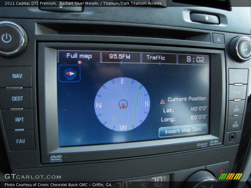 Radiant Silver Metallic / Titanium/Dark Titanium Accents 2011 Cadillac DTS Premium