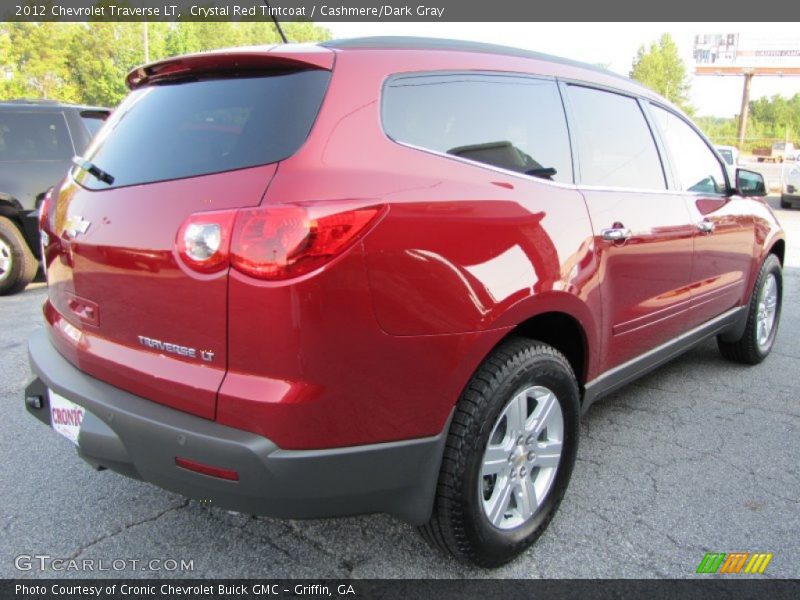Crystal Red Tintcoat / Cashmere/Dark Gray 2012 Chevrolet Traverse LT