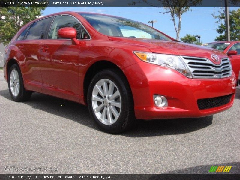 Barcelona Red Metallic / Ivory 2010 Toyota Venza AWD