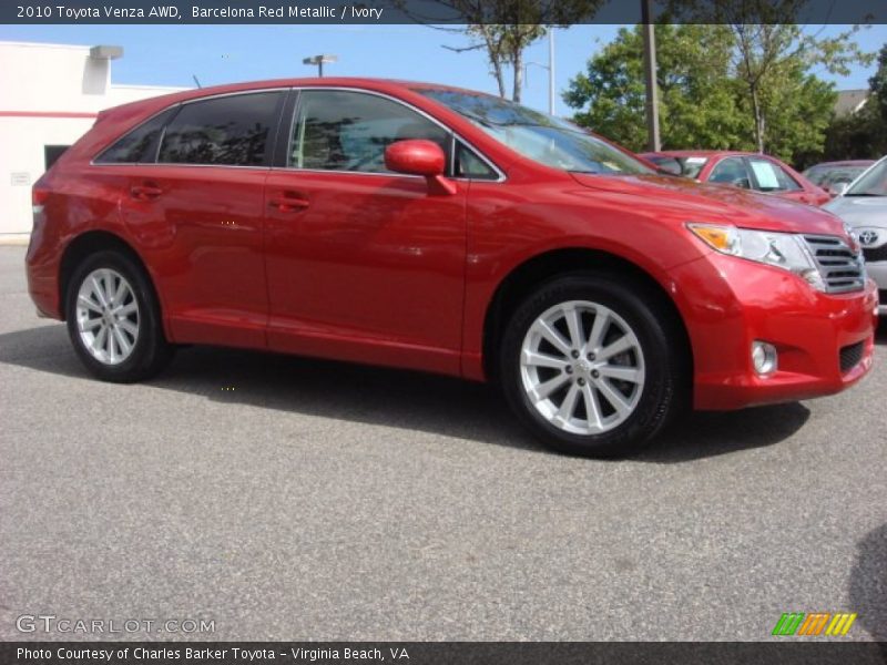 Barcelona Red Metallic / Ivory 2010 Toyota Venza AWD