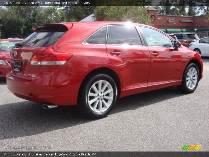 Barcelona Red Metallic / Ivory 2010 Toyota Venza AWD