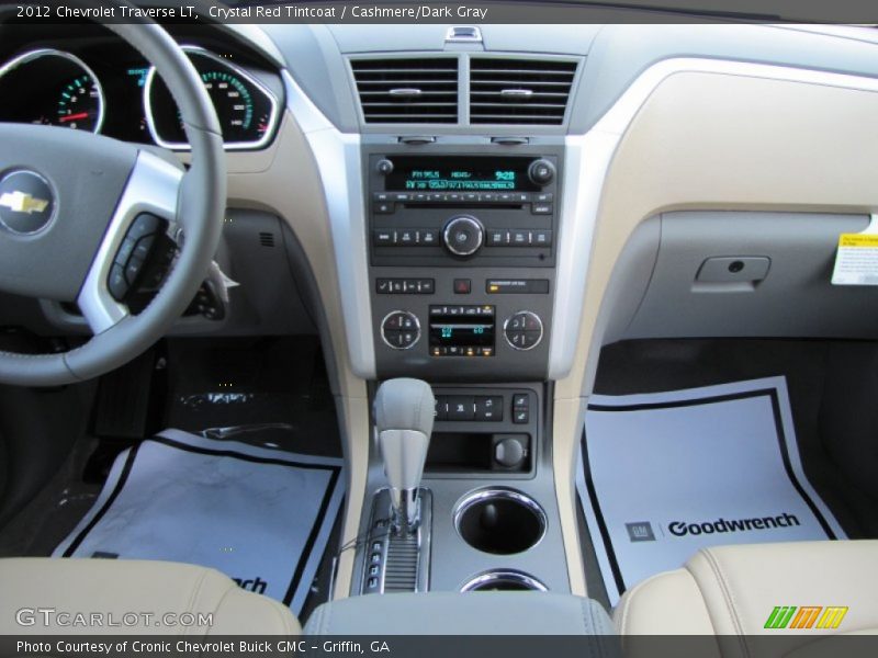 Crystal Red Tintcoat / Cashmere/Dark Gray 2012 Chevrolet Traverse LT