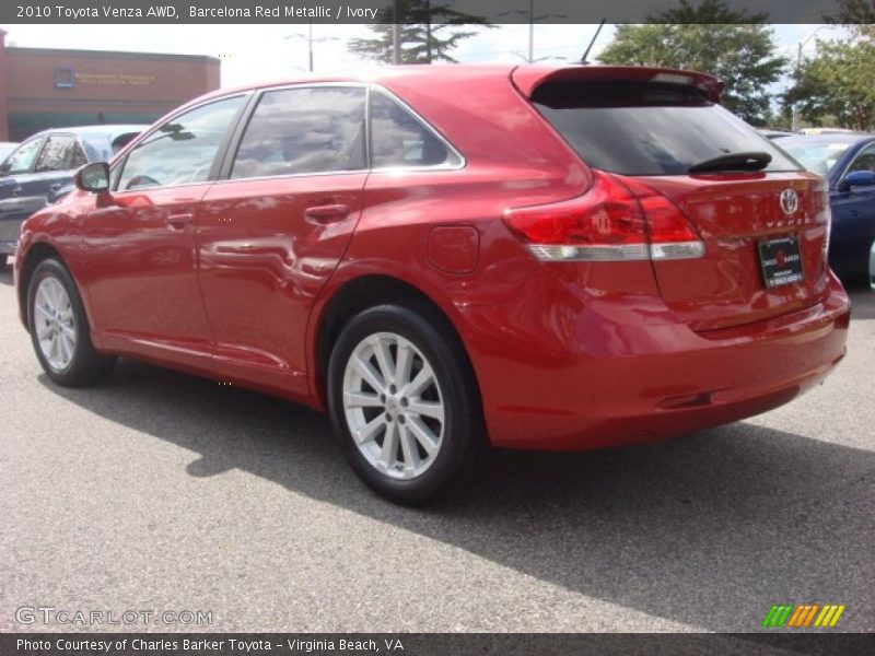 Barcelona Red Metallic / Ivory 2010 Toyota Venza AWD