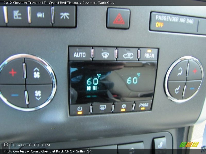 Controls of 2012 Traverse LT