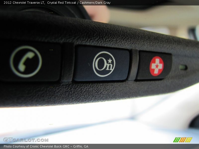 Crystal Red Tintcoat / Cashmere/Dark Gray 2012 Chevrolet Traverse LT