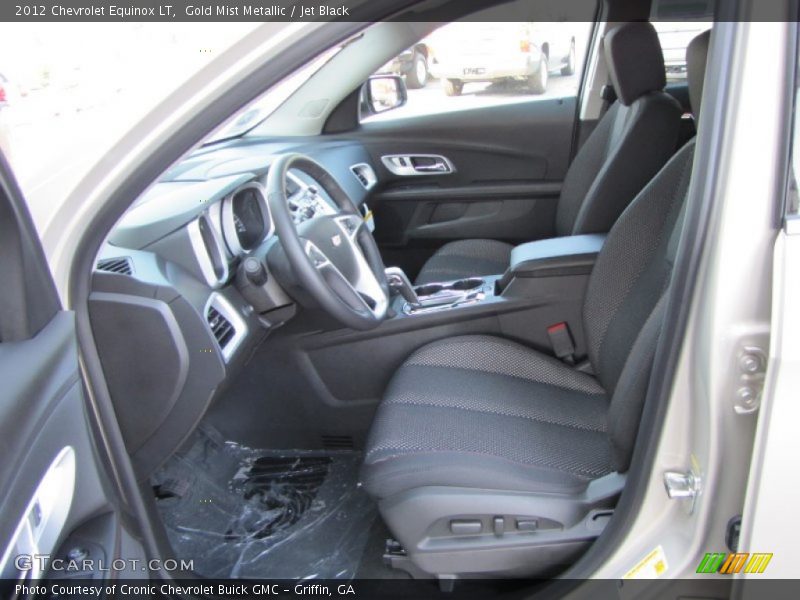 Gold Mist Metallic / Jet Black 2012 Chevrolet Equinox LT