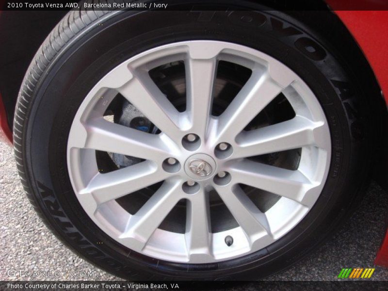 Barcelona Red Metallic / Ivory 2010 Toyota Venza AWD