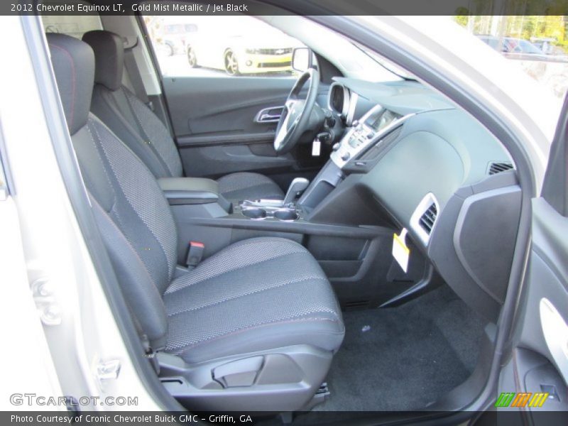 Gold Mist Metallic / Jet Black 2012 Chevrolet Equinox LT