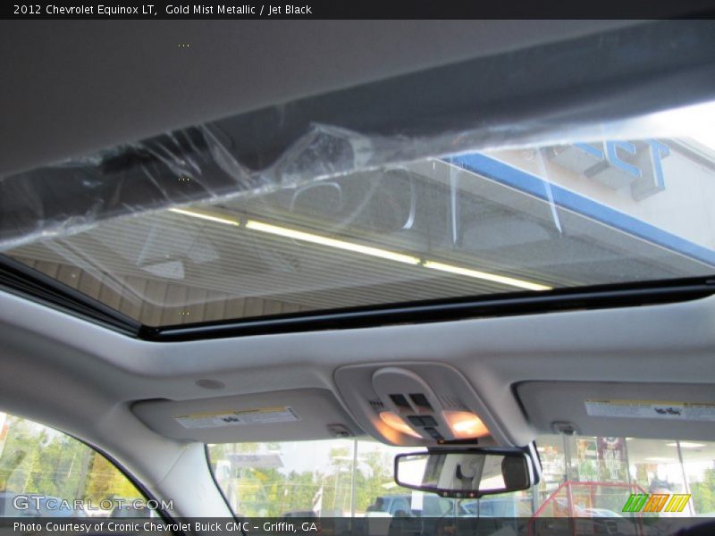 Gold Mist Metallic / Jet Black 2012 Chevrolet Equinox LT