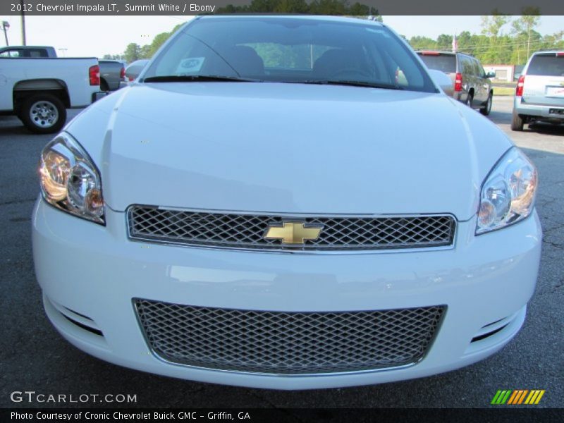 Summit White / Ebony 2012 Chevrolet Impala LT