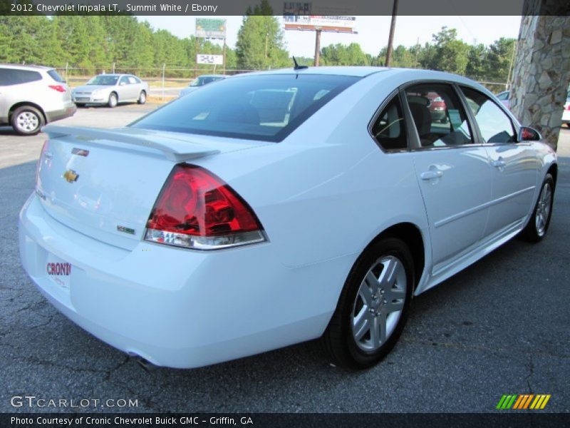 Summit White / Ebony 2012 Chevrolet Impala LT