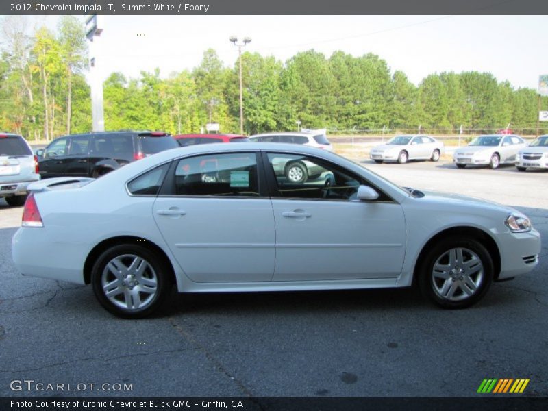 Summit White / Ebony 2012 Chevrolet Impala LT