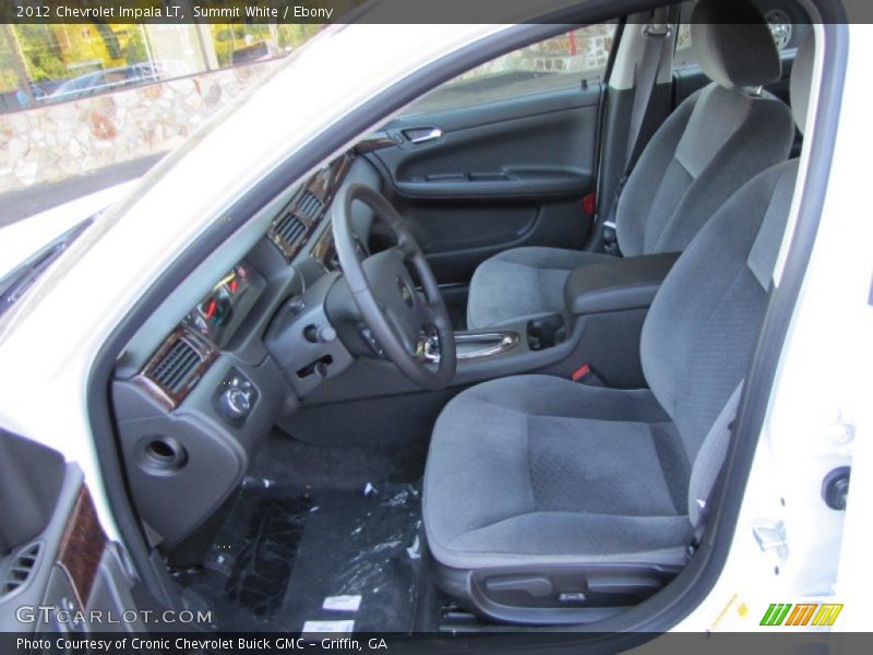 Summit White / Ebony 2012 Chevrolet Impala LT