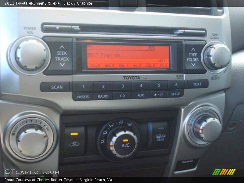 Black / Graphite 2011 Toyota 4Runner SR5 4x4