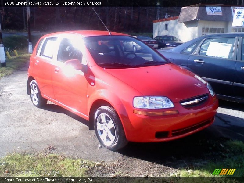 Victory Red / Charcoal 2008 Chevrolet Aveo Aveo5 LS