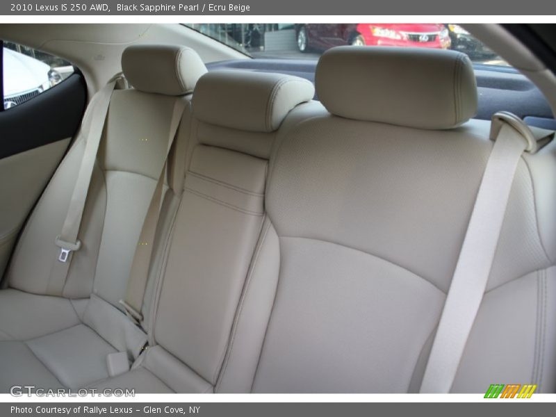 Black Sapphire Pearl / Ecru Beige 2010 Lexus IS 250 AWD