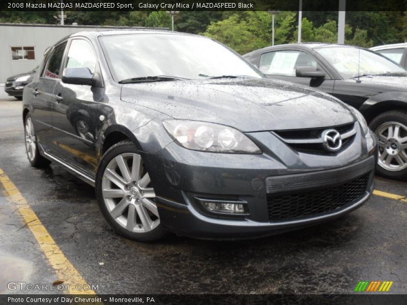 Galaxy Gray Mica / MAZDASPEED Black 2008 Mazda MAZDA3 MAZDASPEED Sport