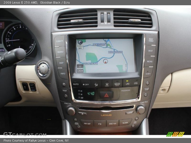 Obsidian Black / Ecru 2009 Lexus IS 250 AWD
