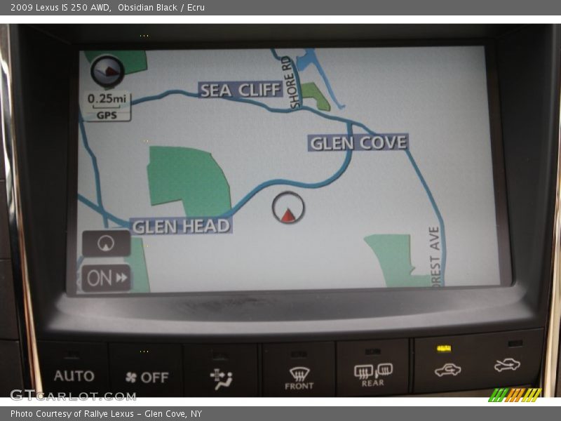 Obsidian Black / Ecru 2009 Lexus IS 250 AWD